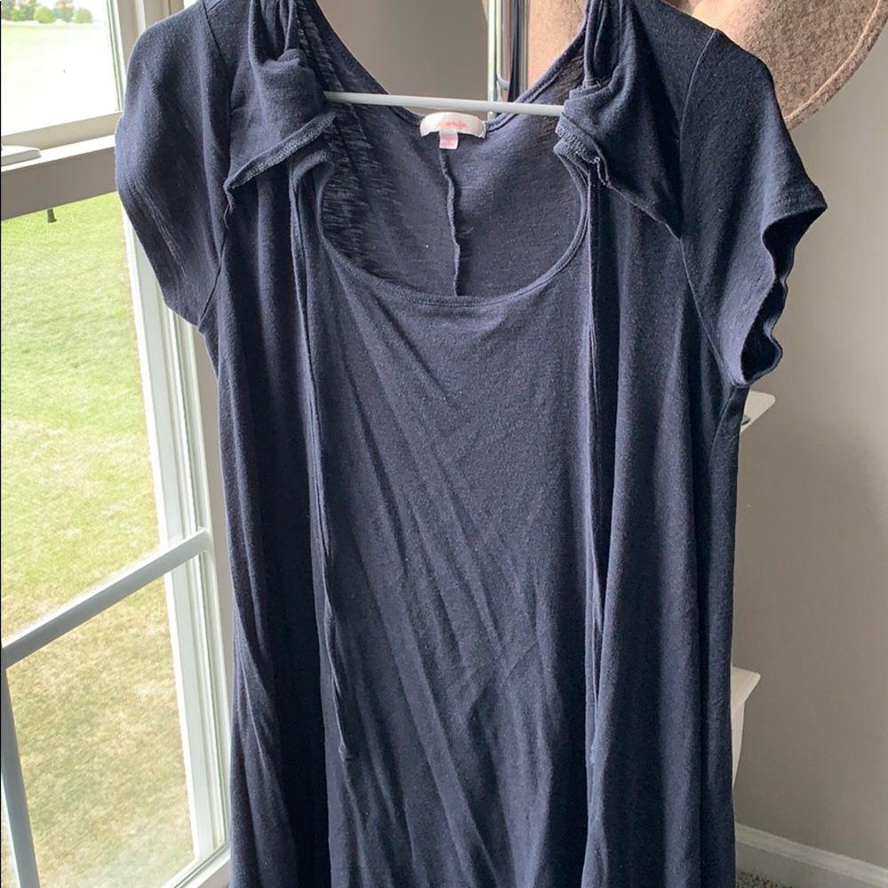T shirt dress with ties